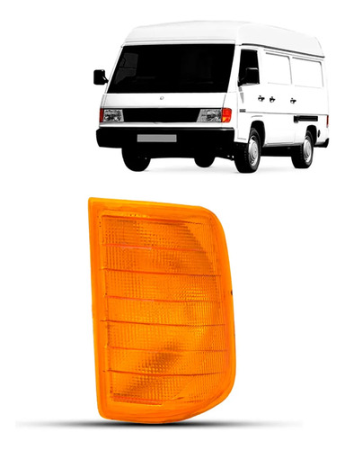 Pisca Lanterna Dianteira Para Mercedes Mb 180 1993 A 1996 Âmbar Lado Esquerdo
