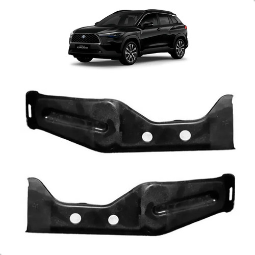 Kit Par Suporte Radiador Para Corolla Cross 2021 2022 A 2026