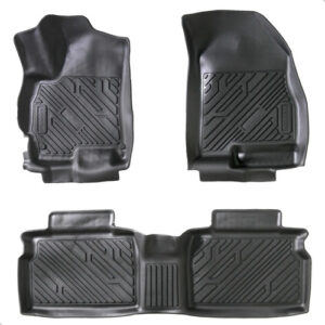 Tapete Interno Para Tiggo 5 / 5x Pro 2023 A 2026 3 Peças Preto