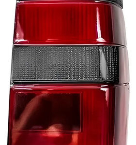 Par Lente Lanterna Tras P/ Fiorino 1986 A 1997 Modelo C Fumê Vermelho