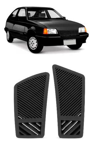 Par Difusor De Ar Lateral Para Kadett 1985 A 1995 Cinza