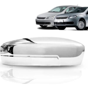 Capa Retrovisor P/ Gol G5 Gv 2009 A 2012 Cromado Sem Furo Direito/passageiro