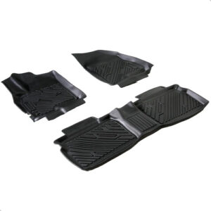 Tapete Interno Para Tiggo 5 / 5x Pro 2023 A 2026 3 Peças Preto
