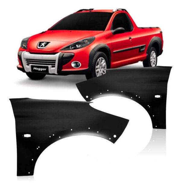 Paralama Para Peugeot Hoggar 2010 2011 2012 2013 2014 A 2015 Lado Esquerdo
