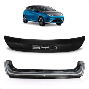 Kit Grade Central E Grade Dlr Para Byd Dolphin 2023 A 2026 Preto Fosco