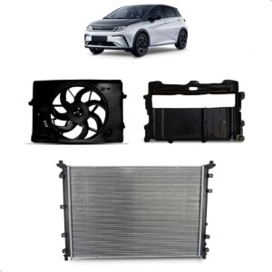 Kit Radiador Pra Dolphin 2023 A 2026 C/ Defletor E Ventoinha