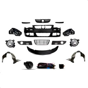 Kit Parachoque Dianteiro Polo 2007 2008 2009 10 11 Completo Preto