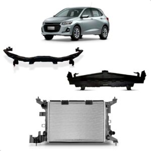 Kit Radiador Com Painel Frontal Onix 1.0 Turbo 2020 A 2024