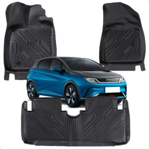 Tapete Interno Para Dolphin 2023 2024 2025 A 2026 3 Peças Preto