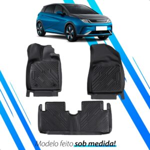 Tapete Interno Para Dolphin 2023 2024 2025 A 2026 3 Peças Preto