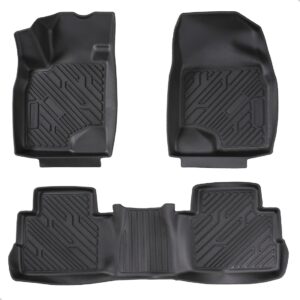 Tapete Impermeável Antiderrapante Haval H6 2024 A 2026 3 Pçs Preto
