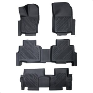 Tapete Impermeável Antiderrapante Haval H9 2025 2026 4 Pçs Preto