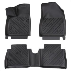 Tapete Impermeável Antiderrapante Ora / Ora Gt 24 A 26 3 Pçs Preto
