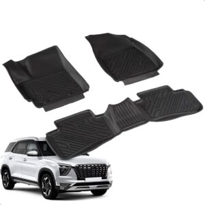 Tapete Impermeável Antiderrapante Creta (g2) 2022 A 26 3 Pçs Preto