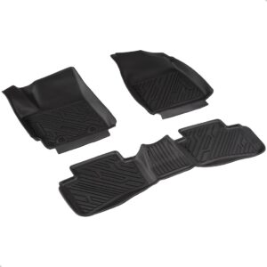Tapete Impermeável Antiderrapante Creta (g2) 2022 A 26 3 Pçs Preto