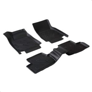 Tapete Antiderrapante Mercedes Gla 200 2015 16 A 2020 3 Pçs Preto