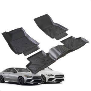 Tapete Antiderrapante Cla 200 250 35 45s 2020 A 2022 3 Peças Preto