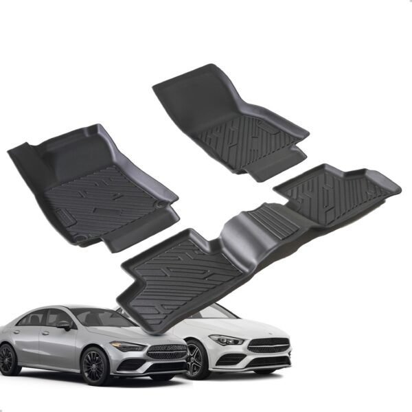 Tapete Antiderrapante Cla 200 250 35 45s 2020 A 2022 3 Peças Preto