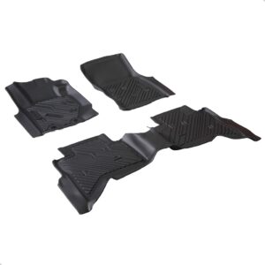 Tapete Antiderrapante L200 Triton Katana 2025 2026 3 Peças Preto