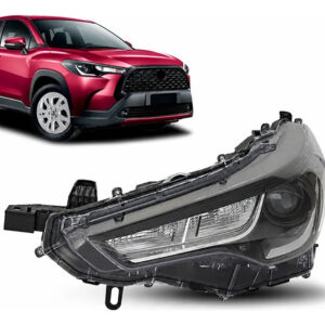 Farol P/ Corolla Cross 2021 A 2025 Xr Eletrico Com Motor Esquerdo/motorista