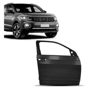 Porta Dianteira Para T-cross 2019 A 2024 Dianteira Direita/passageiro Preto
