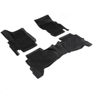 Tapete Interno Para Amarok 2010 2011 2012 A 2024 3 Peças Preto