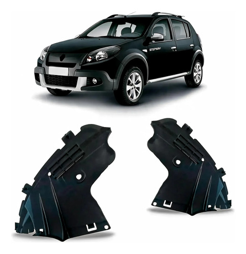Par Parabarro Dianteiro Sandero Stepway 2008 2009 2010 2011