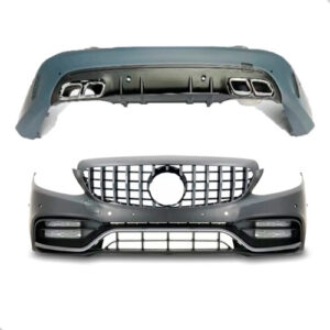 Body Kit Para C63 2019 2020 2021 Preto