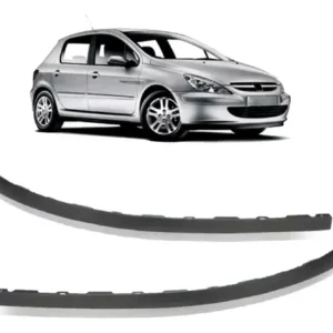 Spoiler Parachoque Dianteiro Para 307 2001 2002 A 2006 Jogo Preto