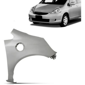 Paralama Para Fit 2003 A 2008 Com Furo Tanque Cinza Ld