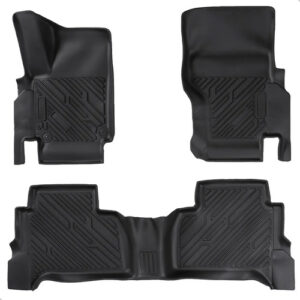 Tapete Interno Para Amarok 2010 2011 2012 A 2024 3 Peças Preto