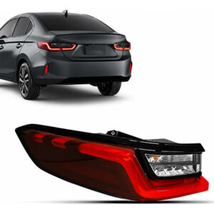 Lanterna Traseira Para City Sedan 2022 A 2026 Com Led Esquerdo/motorista Vermelho