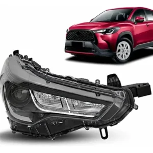 Farol P/ Corolla Cross 2021 A 2025 Xr Eletrico Com Motor Direito/passageiro