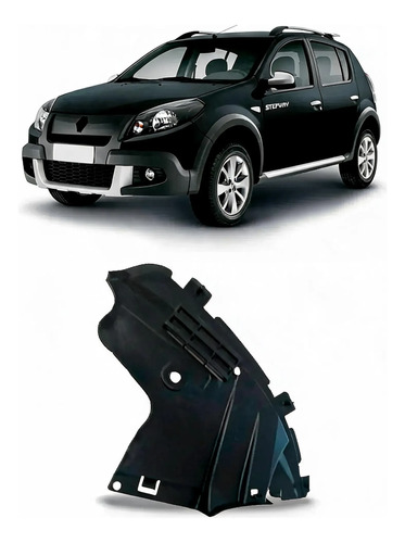 Parabarro Dianteiro Para Sandero Stepway 2008 2009 2010 2011 Esquerdo/motorista