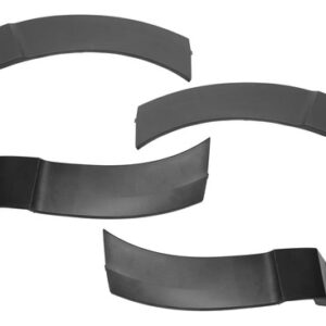 Kit 4 Molduras P/ Saveiro Robust G7 17/23 Pequenas Parachoq Preto