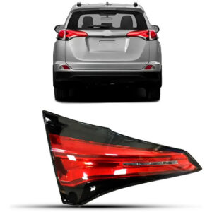 Lanterna Traseira Para Rav4 2016 A 2018 Tampa C/led Le Esquerdo/motorista Vermelho