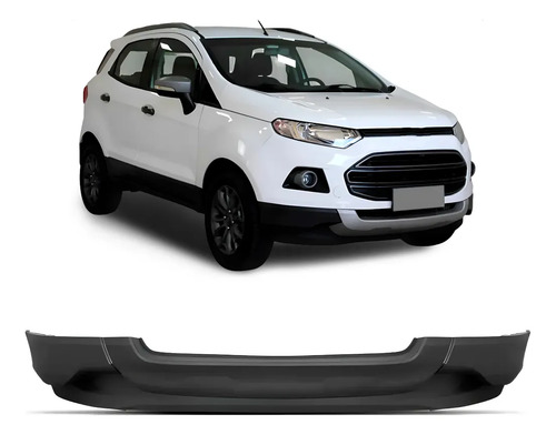 Parachoque Dianteiro Inferior C/spoiler Ecosport 2013/2017 Preto