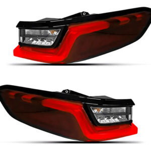 Par Lanterna Traseira Para City Sedan 2022 A 2026 Com Led Ambos Lados Vermelho