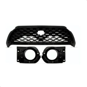Kit Grade E Grade Milha Corolla Cross 2021 A 2024 1a Linha Preto Brilhante