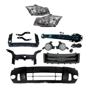 Kit Frente Ecosport 2008 2009 A 2012 Completo Mascara Cinza Preto