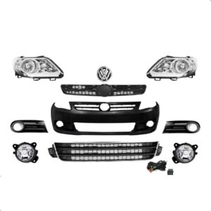 Parachoque Gol Saveiro Voyage G5 2009 2010 2011 2012 + Farol Preto