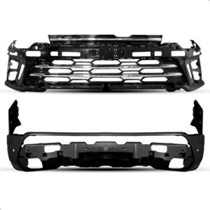 Kit Grade E Parachoque Para S10 2025 2026 Com Friso Cromado Preto