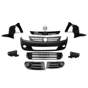 Kit Parachoque Completo Gol E Voyage G5 2008 2009 10 11 2012 Preto