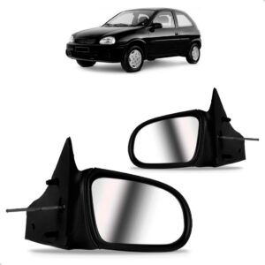 Par Farol Corsa Sedan 2000 A 2010 + Lanternas E Retrovisor Ambos Lados