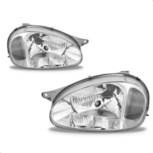 Par Farol Corsa Sedan 2000 A 2010 + Lanternas E Retrovisor Ambos Lados