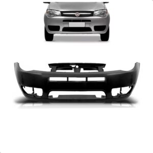 Kit Parachoque Palio Economy 2009 2010 2011 A 2015 Com Farol Preto