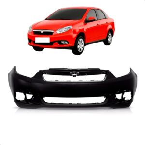 Kit Parachoque Dianteiro Completo Grand Siena 2012 13 A 2019 Preto