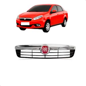 Kit Parachoque Dianteiro Completo Grand Siena 2012 13 A 2019 Preto
