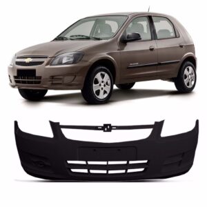 Kit Parachoque Dianteiro Celta 2012 2013 2014 Prisma 2012 Preto