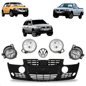 Parachoque Gol G4 Rallye Parati Saveiro Surf 2006 07 A 2012 Preto